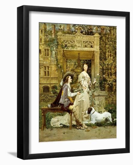 The Proposal, 1876-Paul Alphonse Viry-Framed Giclee Print