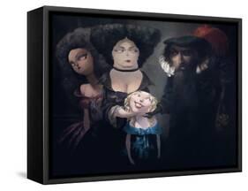 The Proposal, from 'Bluebeard' by Charles Perrault (1628-1703)-Daniel Cacouault-Framed Stretched Canvas