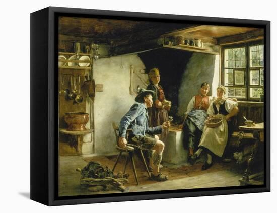 The Proposal-Karl Emil Rau-Framed Stretched Canvas