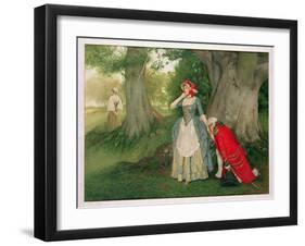 The Proposal-Sir James Dromgole Linton-Framed Giclee Print