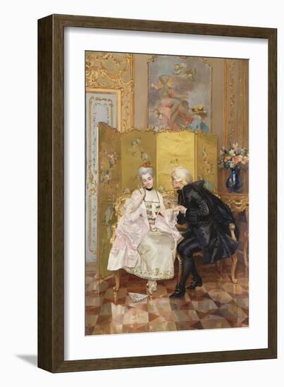 The Proposal-Faustino Pernici-Framed Giclee Print