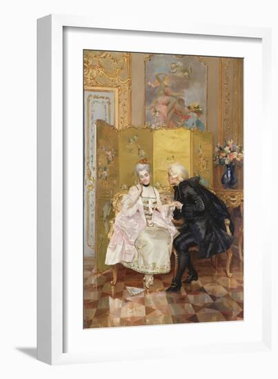 The Proposal-Faustino Pernici-Framed Giclee Print