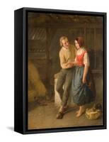 The Proposal-Hippolyte Bruyeres-Framed Stretched Canvas