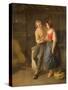 The Proposal-Hippolyte Bruyeres-Stretched Canvas