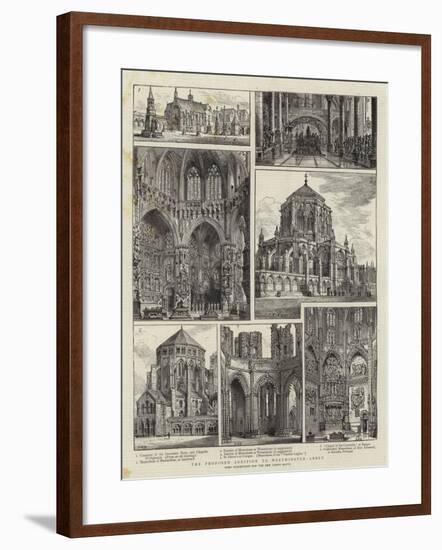 The Proposed Addition to Westminster Abbey-Henry William Brewer-Framed Giclee Print