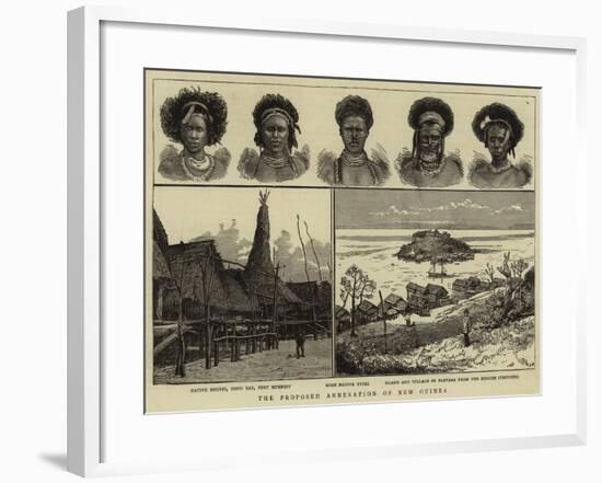 The Proposed Annexation of New Guinea-null-Framed Giclee Print