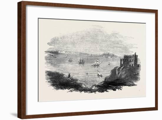 The Proposed Breakwater at Portland-null-Framed Giclee Print