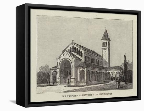 The Proposed Crematorium at Manchester-null-Framed Stretched Canvas