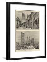 The Proposed Embankment at Westminster, the Bill for Which Is to Be Laid before Parliament-Henry William Brewer-Framed Giclee Print