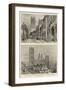 The Proposed Embankment at Westminster, the Bill for Which Is to Be Laid before Parliament-Henry William Brewer-Framed Giclee Print