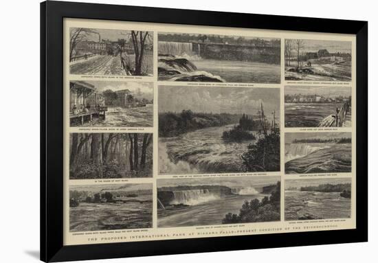 The Proposed International Park at Niagara Falls, Present Condition of the Neighbourhood-William Henry James Boot-Framed Giclee Print