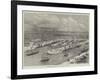 The Proposed Manchester Ship Canal, Intended Docks at Manchester-null-Framed Giclee Print