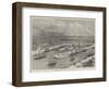 The Proposed Manchester Ship Canal, Intended Docks at Manchester-null-Framed Giclee Print