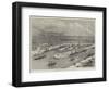 The Proposed Manchester Ship Canal, Intended Docks at Manchester-null-Framed Giclee Print
