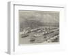 The Proposed Manchester Ship Canal, Intended Docks at Manchester-null-Framed Giclee Print