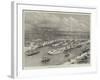 The Proposed Manchester Ship Canal, Intended Docks at Manchester-null-Framed Giclee Print