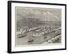 The Proposed Manchester Ship Canal, Intended Docks at Manchester-null-Framed Giclee Print