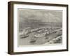 The Proposed Manchester Ship Canal, Intended Docks at Manchester-null-Framed Giclee Print