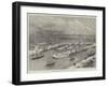 The Proposed Manchester Ship Canal, Intended Docks at Manchester-null-Framed Giclee Print