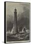 The Proposed New Eddystone Lighthouse-Samuel Read-Framed Stretched Canvas