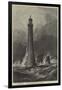 The Proposed New Eddystone Lighthouse-Samuel Read-Framed Giclee Print