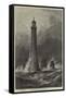 The Proposed New Eddystone Lighthouse-Samuel Read-Framed Stretched Canvas