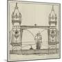 The Proposed New Tower Bridge-null-Mounted Giclee Print