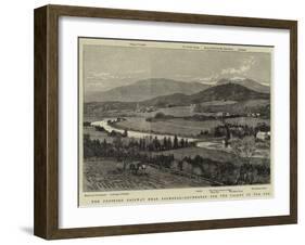 The Proposed Railway Near Balmoral, Lochnagar and the Valley of the Dee-null-Framed Giclee Print