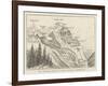 The Proposed Railway Up the Jungfrau, Switzerland-null-Framed Giclee Print