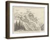 The Proposed Railway Up the Jungfrau, Switzerland-null-Framed Giclee Print