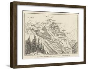 The Proposed Railway Up the Jungfrau, Switzerland-null-Framed Giclee Print