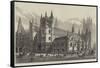 The Proposed Restorations of Westminster Hall-Frank Watkins-Framed Stretched Canvas