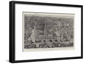 The Proposed Strand Improvements, a Suggestion to the London Country Council-Henry William Brewer-Framed Giclee Print