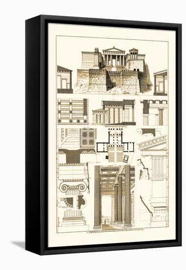 The Propylaea of the Acropolis at Athens-J. Buhlmann-Framed Stretched Canvas