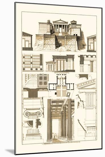 The Propylaea of the Acropolis at Athens-J. Buhlmann-Mounted Art Print