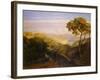 The Prospect, 1864-81 (Watercolour and Bodycolour with Gum Arabic, on London Board)-Samuel Palmer-Framed Giclee Print