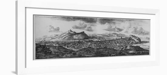 The Prospect of Edinburgh from the North, from 'Theatrum Scotiae', Edition Published in 1719-John Slezer-Framed Giclee Print