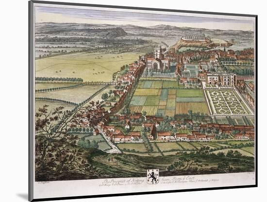 The Prospect of Nottingham from the East-Leonard Knyff-Mounted Giclee Print