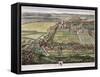 The Prospect of Nottingham from the East-Leonard Knyff-Framed Stretched Canvas