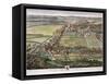 The Prospect of Nottingham from the East-Leonard Knyff-Framed Stretched Canvas