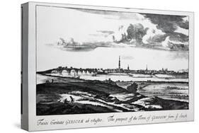 The Prospect of the Town of Glasgow from Ye South, from 'Theatrum Scotiae' by John Slezer, 1693-John Slezer-Stretched Canvas