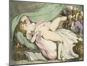 The Prostitute Observed, 1808-17-Thomas Rowlandson-Mounted Giclee Print