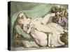 The Prostitute Observed, 1808-17-Thomas Rowlandson-Stretched Canvas