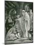 The Prostration of Harold, Son of Godwin-Richard Caton Woodville II-Mounted Giclee Print