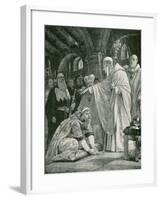 The Prostration of Harold, Son of Godwin-Richard Caton Woodville II-Framed Giclee Print