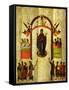 The Protection of the Theotokos (Mother of God) Russian Icon from the Zverin Monastery-null-Framed Stretched Canvas