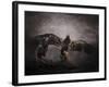 The Protector Juvenile Bald Eagles-Jai Johnson-Framed Giclee Print