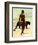 The Protector-Sterling Brown-Framed Art Print