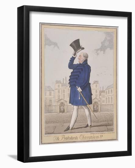 The Protestant's Champion!!, 1825-Isaac Robert Cruikshank-Framed Giclee Print