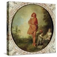 The Proud Man, 1715-Jean Antoine Watteau-Stretched Canvas